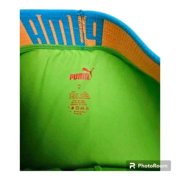 Puma Men's Bodywear boxer briefs 9" inseam neon  Medium NWOT - Picture 3 of 6